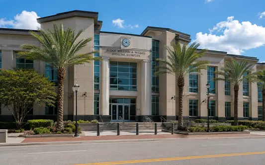 Green Cove Springs Clay County seat St. Johns River waterfront historic downtown Judge William A Wilkes Judicial Complex
